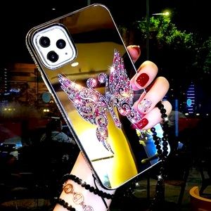 Glamour Bling Butterfly IPhone 12/12 Pro Case